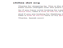 Tablet Screenshot of chiles.org